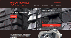 Desktop Screenshot of customcastings.com